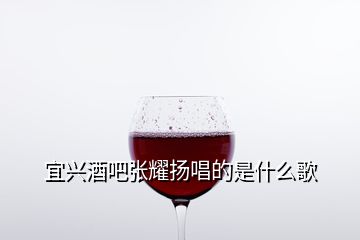 宜興酒吧張耀揚唱的是什么歌