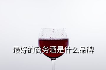 最好的商務(wù)酒是什么品牌