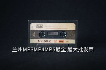 蘭州MP3MP4MP5最全 最大批發(fā)商