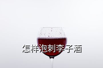 怎樣泡刺李子酒