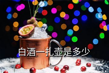 白酒一扎壺是多少