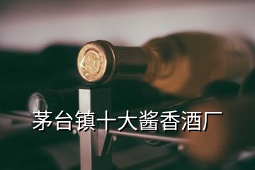 茅臺鎮(zhèn)十大醬香酒廠