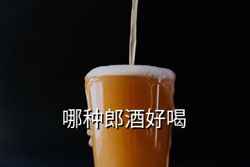 哪種郎酒好喝