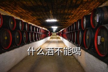 什么酒不能喝