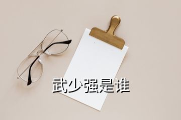 武少?gòu)?qiáng)是誰(shuí)