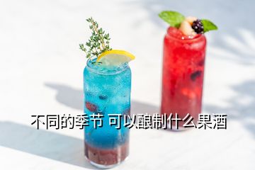 不同的季節(jié) 可以釀制什么果酒