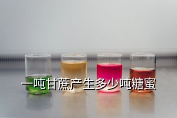 一噸甘蔗產(chǎn)生多少噸糖蜜