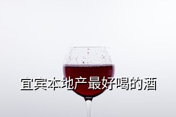 宜賓本地產(chǎn)最好喝的酒