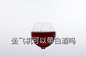 坐飛機(jī)可以帶白酒嗎