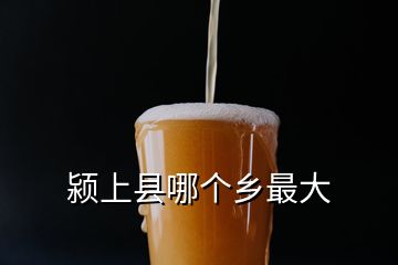 潁上縣哪個鄉(xiāng)最大