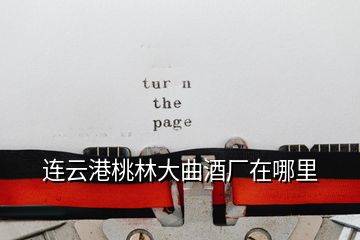 連云港桃林大曲酒廠在哪里