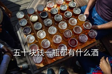 五十塊錢一瓶都有什么酒