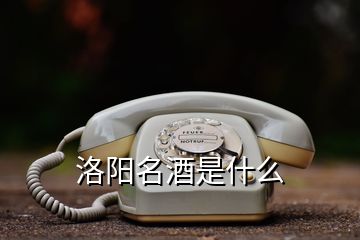 洛陽(yáng)名酒是什么