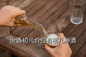 汾酒40元價位有哪幾種酒