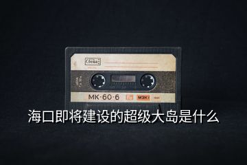 ?？诩磳⒔ㄔO(shè)的超級(jí)大島是什么