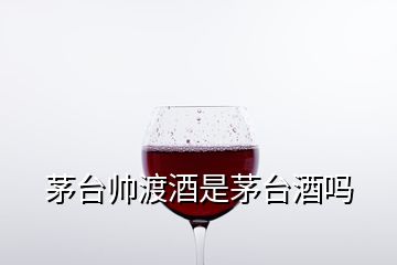 茅臺帥渡酒是茅臺酒嗎