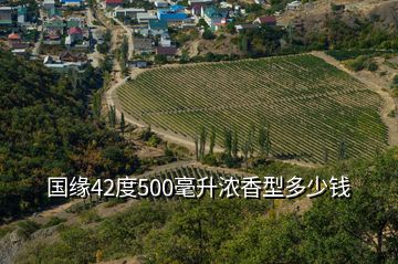 國緣42度500毫升濃香型多少錢