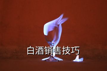 白酒銷(xiāo)售技巧