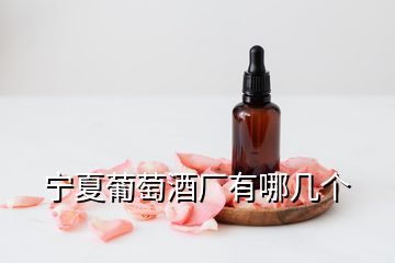 寧夏葡萄酒廠有哪幾個