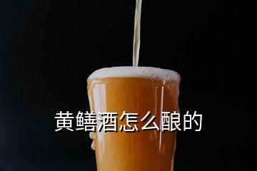 黃鱔酒怎么釀的