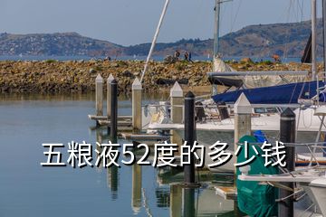 五糧液52度的多少錢