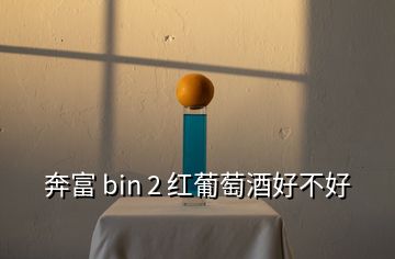 奔富 bin 2 紅葡萄酒好不好