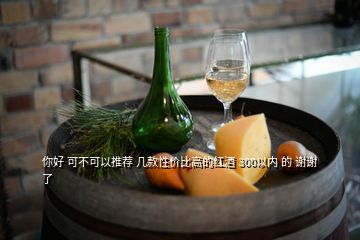 你好 可不可以推薦 幾款性價比高的紅酒 300以內(nèi) 的 謝謝了