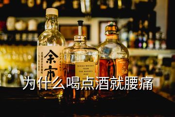 為什么喝點酒就腰痛