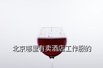 北京哪里有賣(mài)酒店工作服的