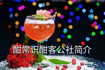 酣常識(shí)酣客公社簡(jiǎn)介