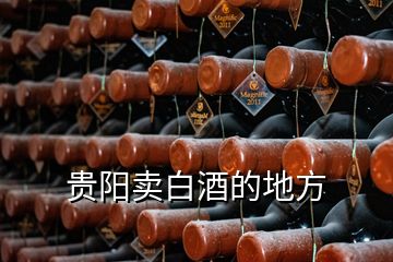 貴陽賣白酒的地方