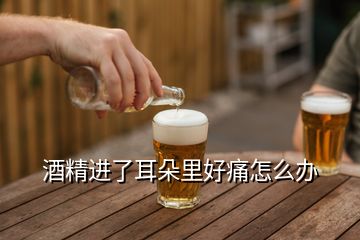 酒精進了耳朵里好痛怎么辦