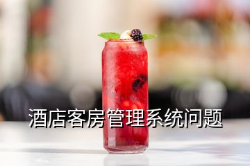 酒店客房管理系統(tǒng)問題