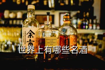 世界上有哪些名酒