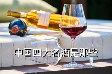 中國四大名酒是那些