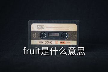 fruit是什么意思