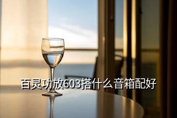 百靈功放603搭什么音箱配好