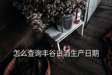 怎么查詢豐谷白酒生產日期