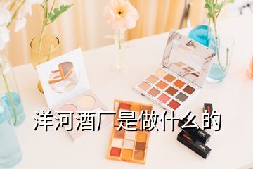 洋河酒廠是做什么的