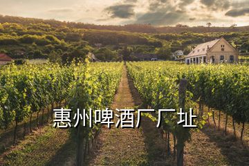 惠州啤酒廠廠址