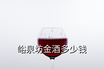 峪泉坊金酒多少錢