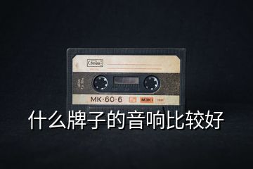 什么牌子的音響比較好