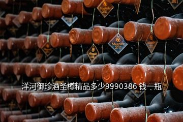 洋河御珍酒圣樽精品多少9990386 錢一瓶