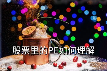 股票里的PE如何理解