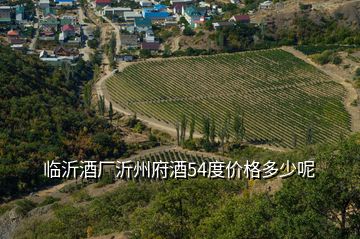 臨沂酒廠沂州府酒54度價(jià)格多少呢