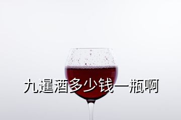 九暹酒多少錢一瓶啊