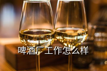 啤酒廠工作怎么樣