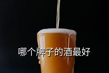 哪個(gè)牌子的酒最好