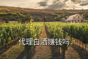 代理白酒賺錢嗎