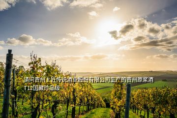 請(qǐng)問貴州上匠傳說酒業(yè)股份有限公司生產(chǎn)的貴州原漿酒T12國藏珍品級(jí)